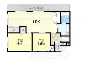 フィールドスルー司マンション【2階】の間取り