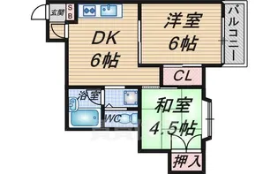 ピアユカワ【1階】の間取り