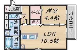 フォールズマリュード【2階】の間取り