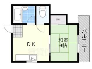 いすずハイツ【4階】の間取り