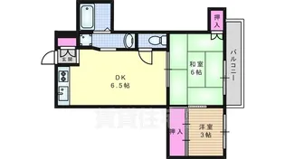 ハイム岡本【2階】の間取り