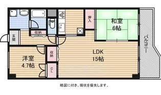 高倉グリーンマンション【3階】の間取り