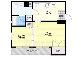 ファラン都島【4階】の間取り