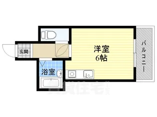 大阪府大阪市都島区都島南通2丁目【マンション】の間取り