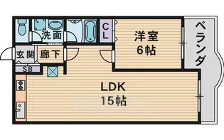 クレアコート【3階】の間取り