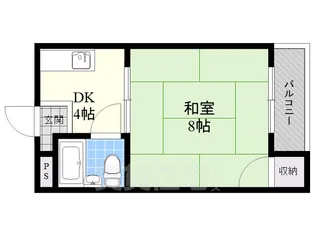 コーポ中宮【3階】の間取り
