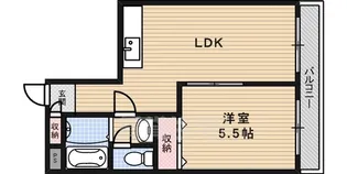 アーバンアイム【5階】の間取り