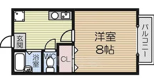 フレンテ鳳【102号室】の間取り