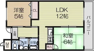 ラントシュトラーセ【405号室】の間取り