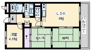 大阪府和泉市箕形町3丁目【マンション】の間取り