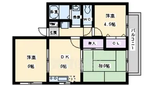 プリシェールN【2階】の間取り