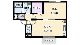 大阪府和泉市池上町2丁目【アパート】の間取り
