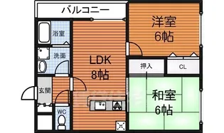 リンガーベル【303号室】の間取り