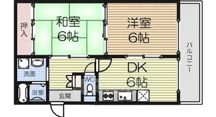 ヴェルデーメゾン【4階】の間取り