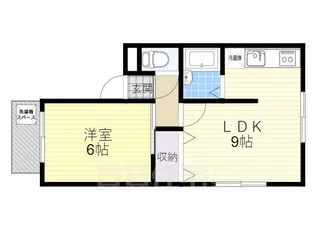ハイムーン【203号室】の間取り