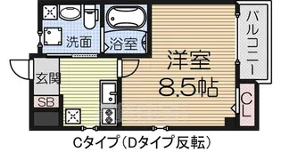 エヌエムトラントウエスト【3階】の間取り