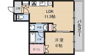 新開ビル【3階】の間取り