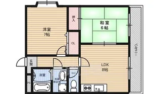 らぽーる1【2階】の間取り