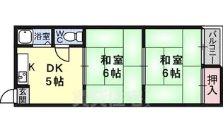 堺ハイツ【4階】の間取り