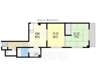 みなとハイツ【3階】の間取り