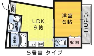 シティーコート堺東【7階】の間取り