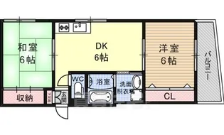 レジデンス緑【3階】の間取り