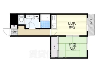 大阪府堺市堺区高砂町2丁【マンション】の間取り