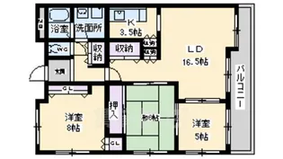 KOKOレヂデンス【5階】の間取り