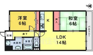 Mアビテ【10階】の間取り