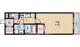 大阪府堺市堺区香ヶ丘町1丁【アパート】の間取り