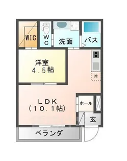アーバンハイムT&S【1階】の間取り