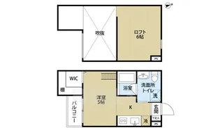 大阪府堺市堺区香ヶ丘町1丁【アパート】の間取り