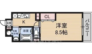 大阪府堺市堺区出島海岸通1丁【マンション】の間取り