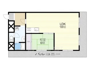 大阪府八尾市佐堂町2丁目【マンション】の間取り