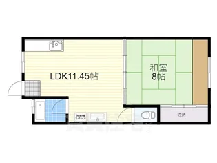 川西ハイツ【3階】の間取り