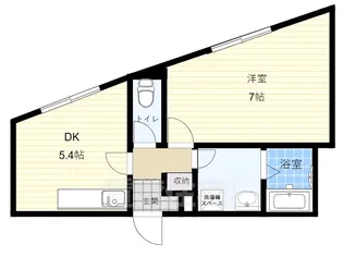 ハイツまほろば【2階】の間取り