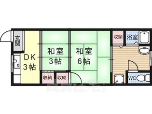 塚本ハイツ【2階】の間取り