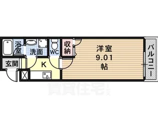 フジパレス里【1階】の間取り