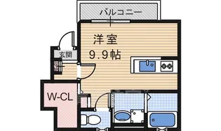 メゾン バルーンフラワー【1階】の間取り