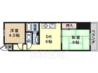 広光ハイツ【407号室】の間取り