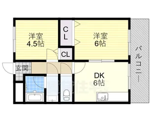 ステラマリス伸和【3階】の間取り