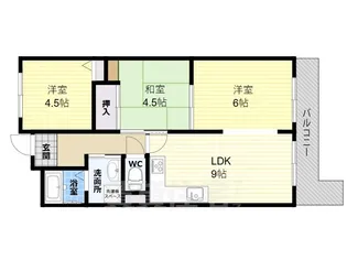 ハイツサングリーン【2階】の間取り