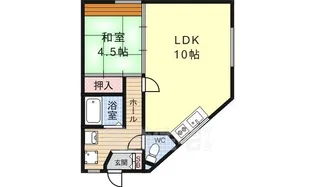 藤井寺大発マンション【3階】の間取り