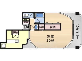 セブンフロアハイツ【7階】の間取り