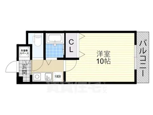 パルファン梅北【3階】の間取り