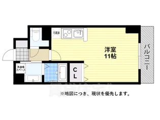 アリオーラ中百舌鳥【4階】の間取り