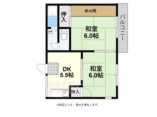 村田ハイツ【2階】の間取り