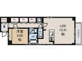 ラピス・ラズリ【3階】の間取り