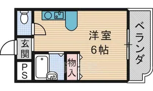 シャンテー中宮2【5階】の間取り