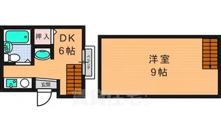 New StoRK Apartment 禁野本町【2階】の間取り